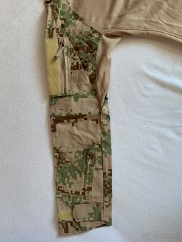 Taktické tričko combat púštne vzor digital - 2