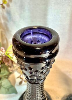 Párové svietniky hrubé sklo - 2