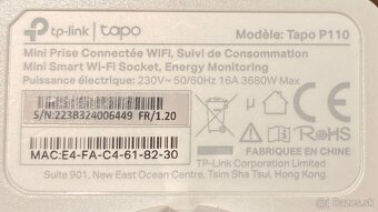 Smart zasuvka TP Link Tapo P110 - 2