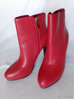 Dámske nízke kožené čižmy (čižmičky) Kate Gray č.40 - 2