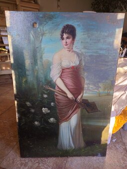 Obraz olejomaľba 19.storočie - 2