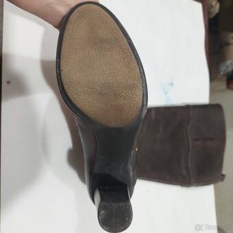 Čižmy kožené vysoké Högl - 2