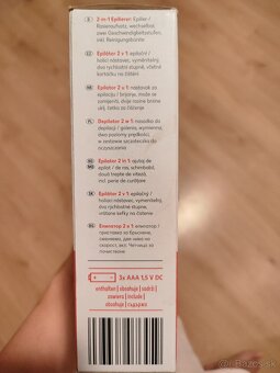 Epilátor 2v1, holiaci strojček - 2