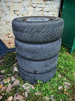VW PLECHÁČE 5X112 SO ZIMNÝMI PNEU KLEBER HP3 205/55 R16 - 2