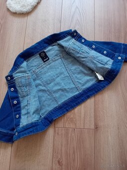 Riflová bundička, DENIM CO, velk. 98 - 2