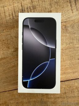 Apple iPhone 16 Pro 256GB Black Titanium, Záruka Nay 04/2027 - 2