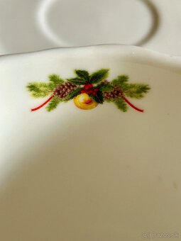 PORCELÁNOVÝ VIANOČNÝ DVOJSET zn.Nostalgic Christmas - 2