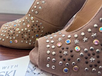 Högl  Swarovski lodičky - high heels - 2