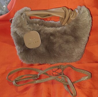 hnedá chlaptková kabelka - 2