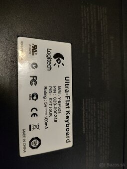 USB Ultra-Flat keyboard Logitech - 2