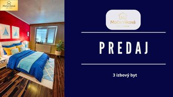 PREDAJ: 3izbový byt Považská Bystrica- Hliny 58m2. - 2