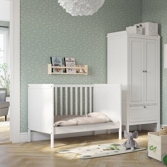 Detská postieľka IKEA SUNDVIK + výbava - 2