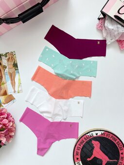 Victoria’s Secret PINK tanga nohavičky S - 2