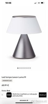 75% ZLAVA NOVÁ farebná lampa LEXON LUMA M Gun Metal - 2