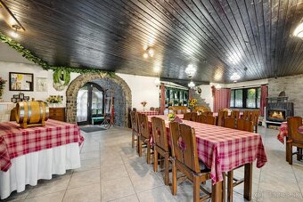 Zabehnutý areál s reštauráciou a novým zrubom na predaj – Li - 2