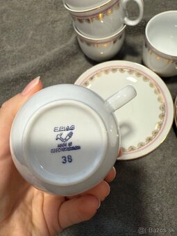 Šálky s podšálkami czechoslovakia - 2