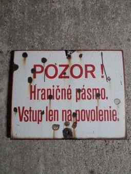 Smaltove cedule z čias ČSSR - 2