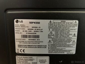 Predám TV LG 50" plazma - 2