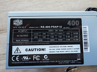 PC zdroj Cooler Master 400W (RS-400-PSAP-I2) - 2