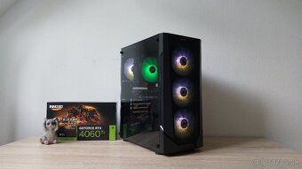 Herné pc i7 8700 3.60ghz 1TB NVME/32GB DDR4/RTX4060TI 8GB - 2