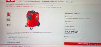 Hilti vysavač / recyklátor DD WMS-100 - 2