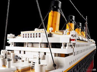Stavebnica TITANIC + EIFFEL TOWER - nové, nehrané - typ lego - 2