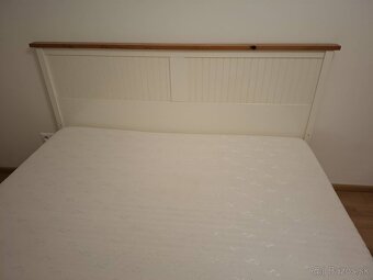 Hemnes Ikea 160x200 s matracom a roštom - 2