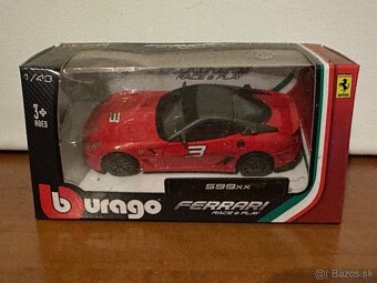 Ferrari 599XX red Burago 1/43 - 2