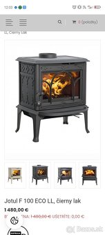Predám krbové kachle značky jotul - 2