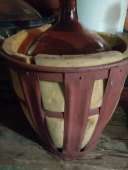 Sklenene flase na vino - 2