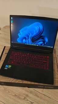 Predám/Vymením Notebook MSI Thin GF63, RTX 4060(8GB) - 2