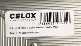 Predám Celox roh k balkonovemu profilu MAXI - 2