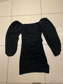 Čierne mini šaty - 2