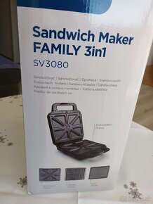Sandwich Maker FAMILY 3in1 - 2