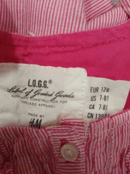 3x letne saty H&M v.128 - 2