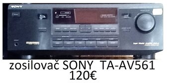 predám rôzne zosilovače - 2