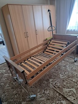 Elektrická polohovateľná posteľ + antidekubitný matrac - 2