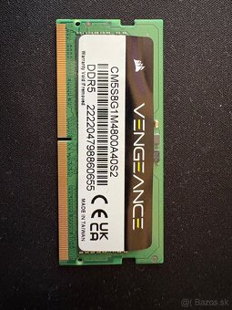 Corsair Vengeance 8 GB DDR5 4800MT/s - 2