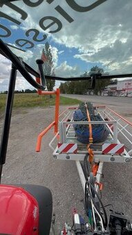 Príves za traktor na balíky sena slamy lucerky - 2