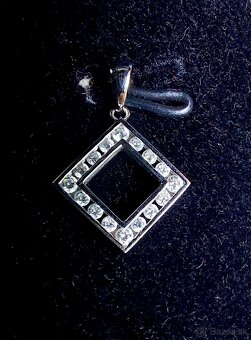 Luxusný diamantovy prívesok z 18k zlata - 2
