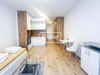 Prenájom | Moderná garsónka so zariadením a balkónom, KNM - 2