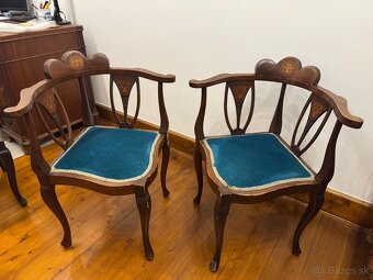 4 stolicky zac 20 storocia ( Edwardian style) - 2