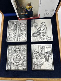 Investičné striebro Ag 999 diela svetových majstrov obrazy - 2