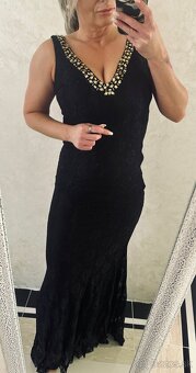 Damske spoločenske šaty čierne - 2