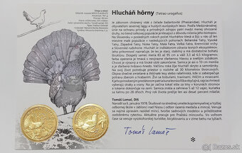 Autorská karta k 5€ minciam. - 2