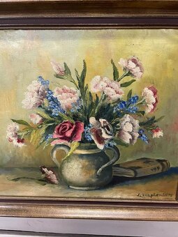 B1. obraz, platno, olejomalba, 61 x 71 cm - 2