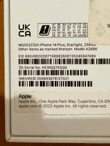 Apple iPhone 14 Plus 256GB ako nový - 2