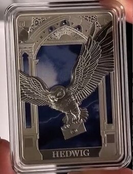 investičné strieborné mince proof Harry Potter tehlička - 2