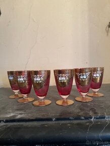 Pohár nový bór Bohemia výška 10cm 6 kus spolu 50€ - 2
