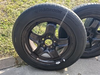 Plechové disky Opel R16 s Letnými pneumatikami 205/55 R16 - 2